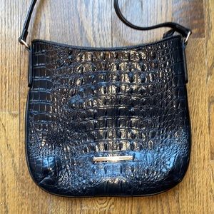EUC Designer inspired black crossbody bag